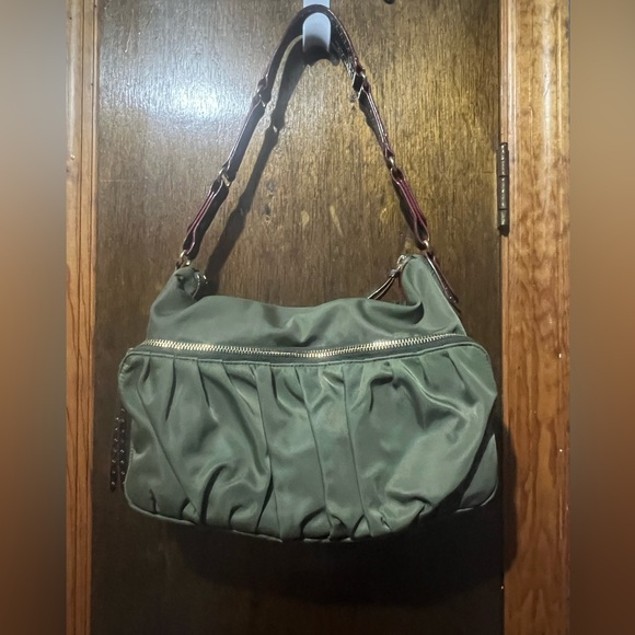 MZ Wallace Army Green with Gold Studs Shoulder bag - Picture 3 of 16